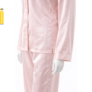 RTS Samavia Conjunto de Pijama de Satén Sexy para Mujer de 2 Piezas, Algodón Suave Transpirable de Secado Rápido, Ropa de Dormir y Descanso de Verano, OEM Logo Personalizado - Product Image 3