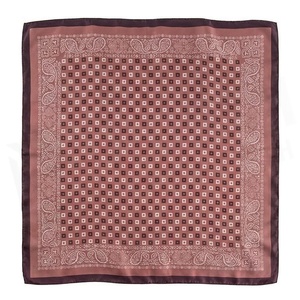 Women's <b>Square</b> <b>Silk</b> <b>Scarf</b> Geometric Print Elegant Multi-Functional Fashion Accessory All Seasons - Product Image 2