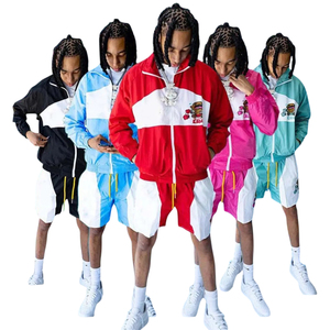 2026 Eco Friendly New Arrival Outerwear Unique Design Good Selling New Trendy Comfortable Lightweight OEM Windbreaker Shorts Set - Product Image 1