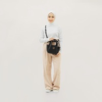 Tas & Dompet Wanita Mewah Berkualitas Tinggi OEM Custom, Motif Huruf Vegan, Fashion, Kapasitas Besar, Tas Hody Lolly dengan Resleting
