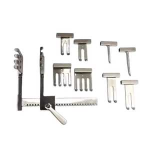 Juego de 10 cuchillas para instrumentos quirúrgicos, retractor de columna ortopédica con herramientas quirúrgicas de acero inoxidable con revestimiento negro - Product Image 6