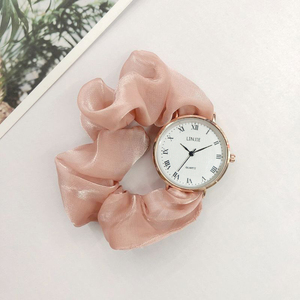 Nouvelles montres à quartz pour femmes, montre à ruban de mode, bandeau foulard, montre décontractée pour soirée - Product Image 6