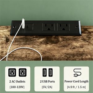 Mobiletto Rustico Marrone con Ripiani e Organizzatore per Posate, Compatibile con Armadietti da Cucina - Product Image 2