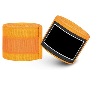 Bandages de boxe et bandages de genou en coton avec logo personnalisé - Élastiques, résistants à l'eau, durables pour l'entraînement de boxe et la musculation (unisexe) - Product Image 1