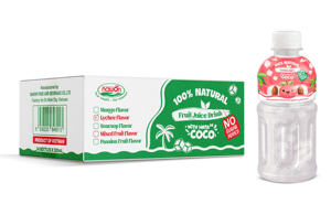 Producto superior Bebida de frutas Jugo Lychee con Nata De Coco SunSmile Botella de plástico de 320ml Hecho en Vietnam Fábrica GMP HALAL Bajo MOQ - Product Image 5