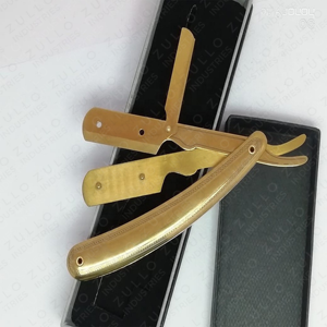 Navaja de Afeitar Recta con Mango de Madera Premium, Acero Inoxidable, Herramienta de Barbería, Color Personalizado, Reutilizable, Fabricante OEM - Product Image 6