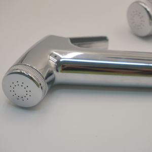 Silver Chrome & Nickel Modern Eco-Friendly Wall-Mounted Toilet <b>Bidet</b> Shattaf Sprayer Without Diverter ABS - Product Image 1