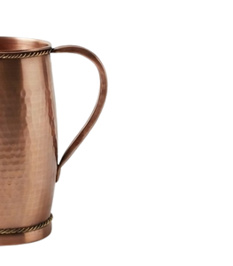 Carafe en cuivre personnalisée avec poignée métallique, grande capacité, pour eau, café, vin, restaurant - Product Image 6