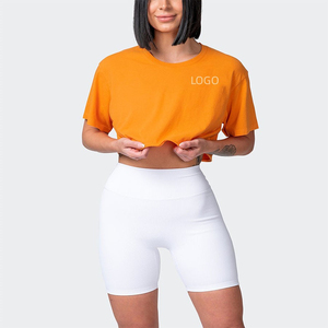 Servicio OEM, Ropa de Moda, Estilo Urbano, Camisetas Cortas para Mujer, Secado Rápido, Moda Urbana, Venta en Línea, Camisetas Cortas para Mujer - Product Image 2