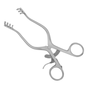 Écarteur chirurgical auto-retenant Weitlaner 6 1/2 pouces, 3x4 dents, en acier inoxydable, instrument manuel - Product Image 2