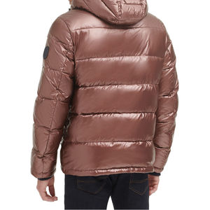 Men's High Quality Casual Puffer <b>Jacket</b> Customized Logo Printing Multi-Color Canvas Zipper Cotton Wholesale - Product Image 3
