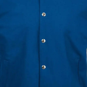 Veste universitaire Stonefield Manufacturing - 100% laine, col montant, patchwork, à capuche, imperméable, streetwear, vêtements d'extérieur pour l'hiver - Product Image 2