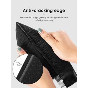 Enveloppes matelassées auto-adhésives personnalisées avec logo, sacs d'expédition en polyéthylène imperméables, pochettes à bulles pour la logistique e-commerce en plastique - Product Image 2