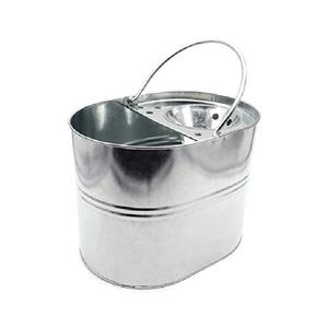 Cubo de limpieza hecho a mano más vendido, cubo de fregona galvanizado para el hogar, elegante, de diseño clásico y con estilo. - Product Image 4