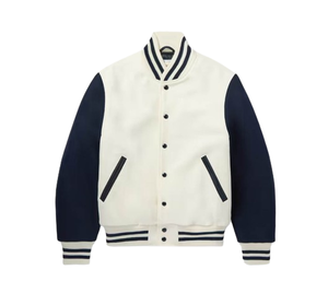 Chaqueta de Invierno de Lana 100% de Alta Calidad, Chaqueta Varsity de Talla Grande, Transpirable, con Logotipo Personalizado Bordado, Venta al Por Mayor, Informal - Product Image 1