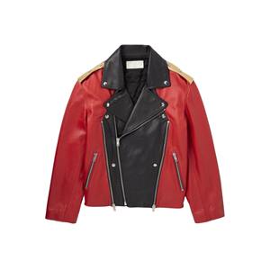 Nouvelle Arrivée 2026 – Blouson Unisexe en Cuir Véritable pour Homme, Design Color Block, Col Montant, Haute Qualité, Vente en Gros - Product Image 1