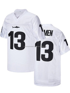 Men's 13 Letter Embroidered Short Sleeve <b>Plus</b> <b>Size</b> Sports Wear American Football Jersey Loose Breathable Classic Retro <b>Mesh</b> - Product Image 3