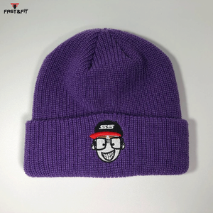 Bonnets d'hiver sur mesure, nouvelle mode, tissu en molleton 100% coton, respirant, imperméable, broderie 3D, multicolores, unisexe - Product Image 2