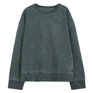 Sweat-shirt à capuche pour hommes, style délavé à l'acide, col rond, prix de gros de fabricant, style tendance, nouvelle arrivée - Product Image 4