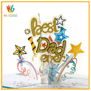 Carte Popup Animal avec modèle de conception personnalisée Dinosaure utilisé pour le fournisseur de cartes de vœux 3D de HMG au Vietnam - Product Image 5