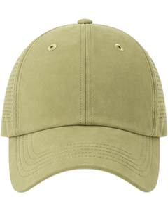 Casquette de baseball sportive respirante vert olive, sangle réglable, légère, séchage rapide, pour course en extérieur, gym, usage décontracté, qualité supérieure - Product Image 3