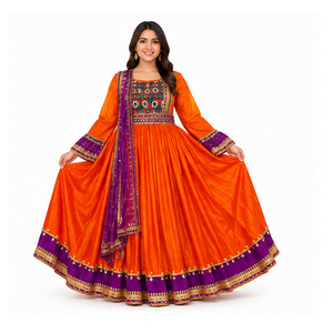 Vestidos Kuchi afganos hechos a mano de alta calidad para mujer, en varios colores y tallas, el mejor vestido Kuchi afgano bordado. - Product Image 6