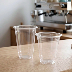 95mm Disposable <b>Plastic</b> <b>Cups</b> 12/16/22oz Transparent PP <b>Cups</b> With Lids For Cold Beverages Coffee Matcha Tea - Product Image 5