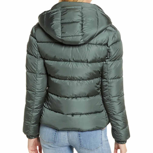 Chaqueta Acolchada Impermeable Ligera y Ecológica para Mujer, con Capucha, Cálida, Transpirable, de Secado Rápido, Personalizable, para Invierno - Product Image 4