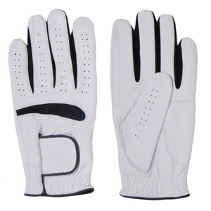 Nouveaux gants de golf unisexes en cuir véritable blanc, antidérapants, design à enfiler, cuir de mouton de la meilleure qualité pour les gants - Product Image 2