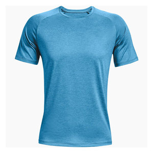 Camiseta de Manga Corta para Hombre, Estilo Urbano, Secado Rápido, 100% Algodón, Logotipo Frontal con Serigrafía, MOQ Bajo, Directo de Fábrica - Product Image 1