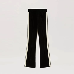 Pantalones Acampanados de Cintura Alta para Mujer, Color Sólido, Transpirables, Verano, Mejor Precio al por Mayor, Pantalones Casuales Acampanados - Product Image 3