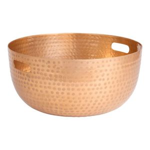 Bac à champagne décoratif de luxe en cuivre pur avec finition martelée pour la restauration événementielle et la présentation sur table en hôtel ou à domicile - Product Image 3