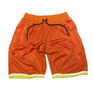 Shorts de sport en polyester personnalisés à volants unisexe, collection 2026, vente chaude - Product Image 2