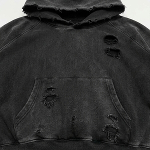 Sudadera con Capucha Unisex de Alta Calidad, Estilo Vintage, Diseño Nuevo, Personalizada, 100% Algodón, Hombros Caídos, Talla Grande - Product Image 4