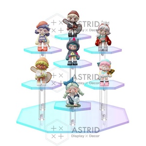 Eco-Friendly Washable Transparent Acrylic Luxury Freestanding for Customized Display Stand for Cosmetics Easy Assembly - Product Image 5