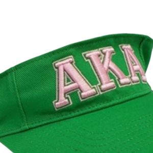 Gorra con Visera Verde con Letras AKA Bordadas, Gorra con Visera Ajustable, Gorro Deportivo Informal para Exteriores - Product Image 4