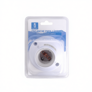 Enganche Para Lampara Plastico E27 Blanco T-Type Minimalist Indoor <b>Ceiling</b> Lamp Holder - Product Image 2