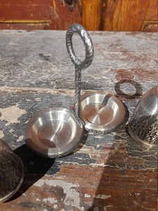 Small Size Stand Base Metal Sprinklers Compact Seasoning Set Suitable For Dining Table And Kitchen Use Wholesale From India - Product Image 6