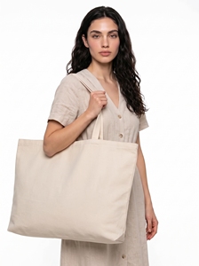 EcoFriendly Cotton <b>Canvas</b> Tote <b>Bag</b> <b>Large</b> Size Hand Length Handle Shopping <b>Bag</b> Daily Use - Product Image 2