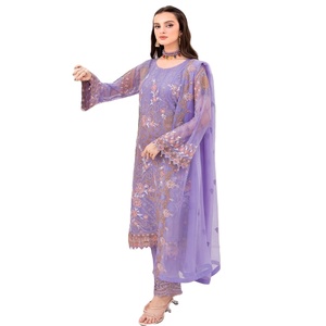 Clearance Sale Pakistan and Indian Clothing <b>for</b> Women Whole Sale Chiffon Party <b>Dress</b> Shalwar Kamez Dupata Party <b>Dress</b> <b>for</b> Women - Product Image 1