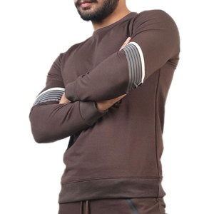 Sudaderas de Manga Larga con Cuello Redondo para Hombre, Transpirables, de Algodón, Talla Grande, Sudaderas Básicas al por Mayor - Product Image 3