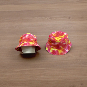 Trendy Green Abstract Bucket <b>Hat</b> Lightweight Outdoor Headwear for Beach Holidays Festivals and Casual Wear Hiking and Festivals - Product Image 5