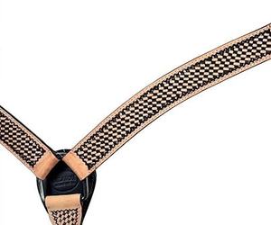 Cabezada Western de Alta Calidad con Riendas de Cuero DD, Decoración Duradera de Metal de Latón y Plata Tallado a Mano para Productos Ecuestres - Product Image 5