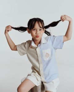 ชุดกระโปรงเครื่องปักลายสำหรับทารกหญิงชุดผ้าฝ้าย100% คุณภาพสูงชุดผ้าออกซ์ฟอร์ดรุ่นใหม่-Jin ฤดูใบไม้ร่วง - Product Image 3