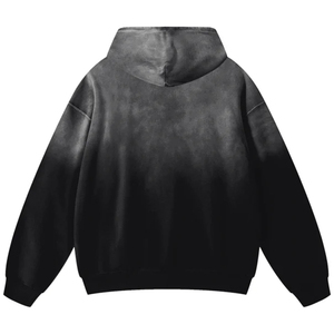 เสื้อฮู้ดดี้วินเทจคุณภาพสูงสั่งทำขายส่ง ผ้าคอตตอนเทอร์รี่ 100% หนานุ่ม ซักฟอกแบบวินเทจ ทรงโอเวอร์ไซส์ ล้างสีแบบแอซิดวอช สำหรับผู้ชาย - Product Image 2