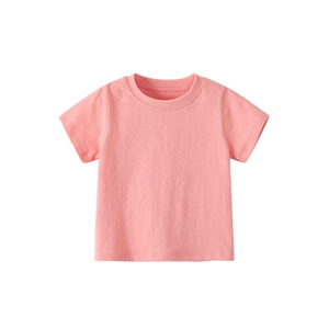 T-shirt personnalisé d'été pour enfants, imprimé, à manches courtes, col rond, pour garçons et filles, couleur bonbon, t-shirt vierge pour enfants et hommes - Product Image 3