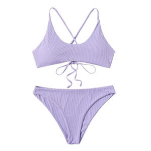 Womens <b>Bikini</b> <b>Set</b> Two Piece Swimwear Beach Pool Adjustable Fit Summer Vacation Bathing Suit Stylish Design - Product Image 6