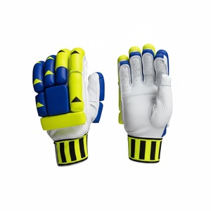 Cricket Batting Gloves Full Finger Padded PU Material EVA Fill Ambidextrous <b>Pull</b> On Style for 12 Years and Above - Product Image 4