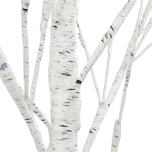 Albero di Natale a Fiocchi di Neve 4FT con 48 Luci LED, Albero di Pino Artificiale per Decorazioni Domestiche per Feste/Natale/Matrimoni - Product Image 6