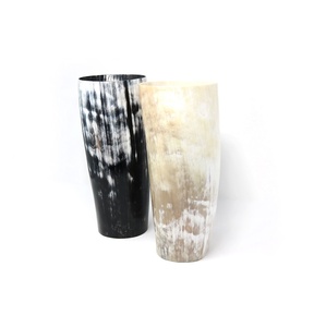 <b>Handmade</b> Buffalo Horn glass Brass Molding Waterproof Wine Glass Type Antique for Drinking use - Product Image 1